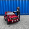 Elektrické autíčko Mercedes G63 AMG lakované červené (1) min
