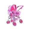 kočárek pro panenky 3v1 růžový13