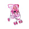 kočárek pro panenky 3v1 růžový15