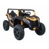 Dětské elektrické autíčko Buggy UTV Strong 24V nafukovací kola zlaté11
