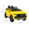 Elektrické autíčko Chevrolet Tahoe žluté15