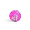 Nafukovací plážový míč třpytivě růžový2