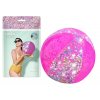 Nafukovací plážový míč třpytivě růžový1