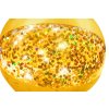 Nafukovací plážový míč se třpytkami zlatý3