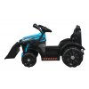 Dětský elektrický traktor s radlicí modrý11