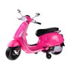 Dětský elektrický skútr Vespa růžový01
