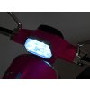 Dětský elektrický skútr Vespa žlutý04