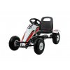 pol pl Gokart Bialy Race Na Pedaly Pompowane Kola Hamulec 3833 2