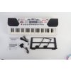 Velký Dětský keyboard multifunkční s mikrofonem 54 kláves bílý
