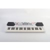 Velký Dětský keyboard multifunkční s mikrofonem 54 kláves bílý