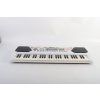Velký Dětský keyboard multifunkční s mikrofonem 54 kláves bílý