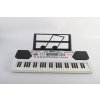 Velký Dětský keyboard multifunkční s mikrofonem 54 kláves bílý