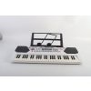 Velký Dětský keyboard multifunkční s mikrofonem 54 kláves bílý