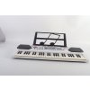 Velký Dětský keyboard multifunkční s mikrofonem 54 kláves bílý