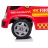 Elektrické autíčko hasiči s vysouvacím žebříkem a bublinami