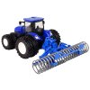 Traktor s kultivátorem na dálkové ovládání 1:24 modrý