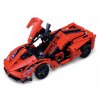 Stavebnice sportovní autíčko na dálkové ovládání 380 dílů červené4