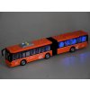 Kloubový autobus s efekty 44 cm