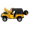 Terénní auto s frikčním pohonem 1:32 žluté