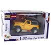 Terénní auto s frikčním pohonem 1:32 žluté
