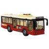 Městský autobus 1:16 s efekty červený