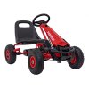 Dětská šlapací motokára AIR PerHour červená09