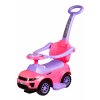 Odrážedlo Sport Car s vodící tyčí 3v1 růžové