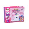 Skládací sada DIY Kufřík Jednorožec Růžové kostky 227 dílů