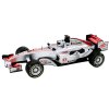 RC závodní auto 1:12 stříbrné se světly a zvuky