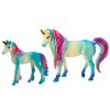 Sběratelské figurky Jednorožec s mládětem modré 2 ks
