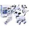 Interaktivní robotický pes na dálkové ovládání tančí a plní příkazy modrý