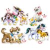 Puzzle 4v1 4,5,6,7 dílků Zvířata s mláďaty