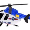 Sada policejních vozidel - auto a vrtulník se zvukem a světlem