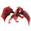Figurka červeného draka Majestátní drak s pohyblivými křídly