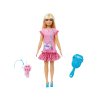 Panenka My First Barbie Moje První s pohyblivými končetinami a koťátkem