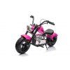 Dětská elektrická motorka Chopper Warrior růžová1