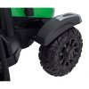 Dětský elektrický traktor BLAST s přívěsem zelený26