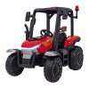 Dětský elektrický traktor BLAST s přívěsem 2x200W červený04