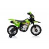 Dětská elektrická motorka Cross zelená05