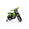 Dětská elektrická motorka Cross zelená06