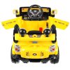Elektrické autíčko Jeep žluté