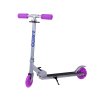Dětská koloběžka skládací se svítícími koly fialová02