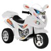 Dětská elektrická motorka skútr bílý