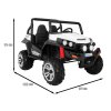 Beneo elektrické autíčko RSX 4x4 bílá2