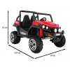 Elektrické autíčko Buggy RSX 4x4 s ovládačem červené