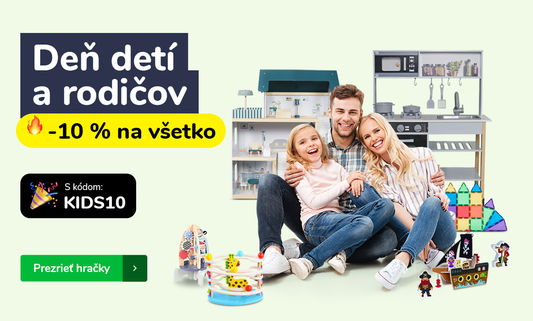 Deň detí a rodičov so zľavou -10 % na všetko