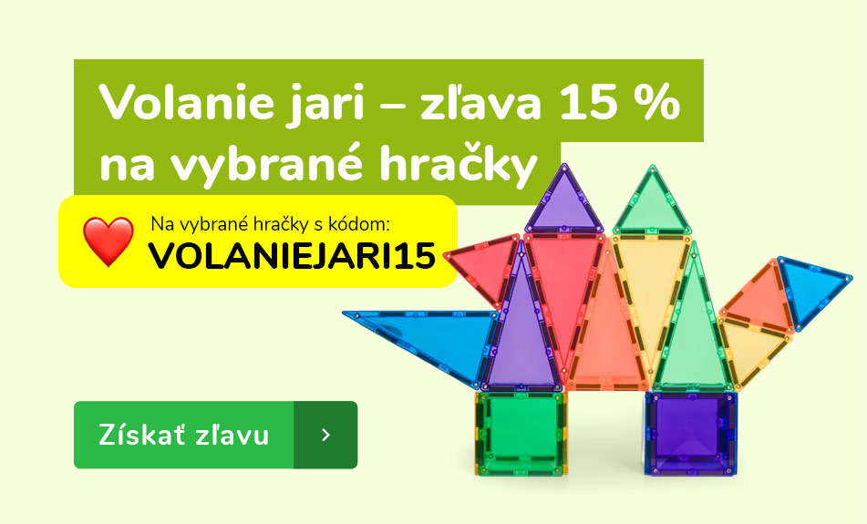 Volanie jari – zľava 15 % na vybrané hračky