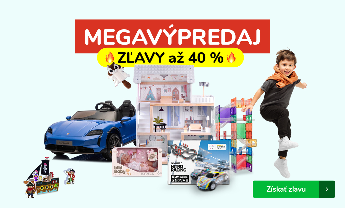 Mega výpredaj zľavy až 40 %