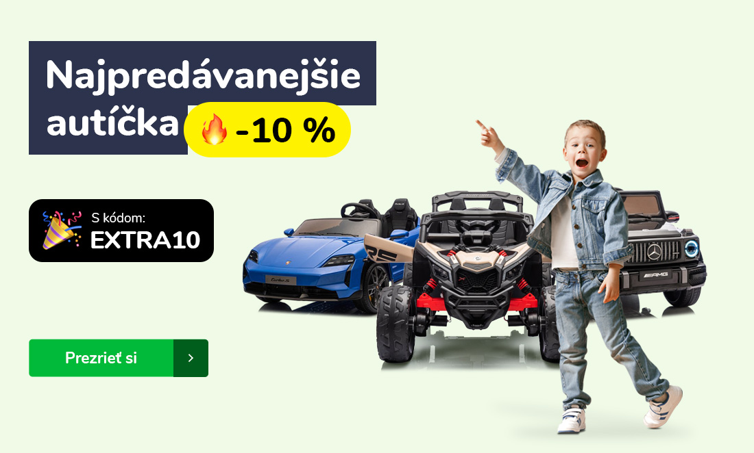 Najpredávanejšie autíčka pre so zľavou 10 %