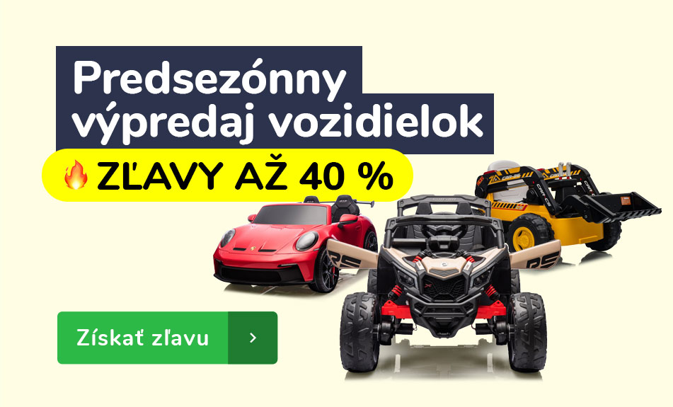 Predsezónny výpredaj vozidielok, zľavy až -40 %